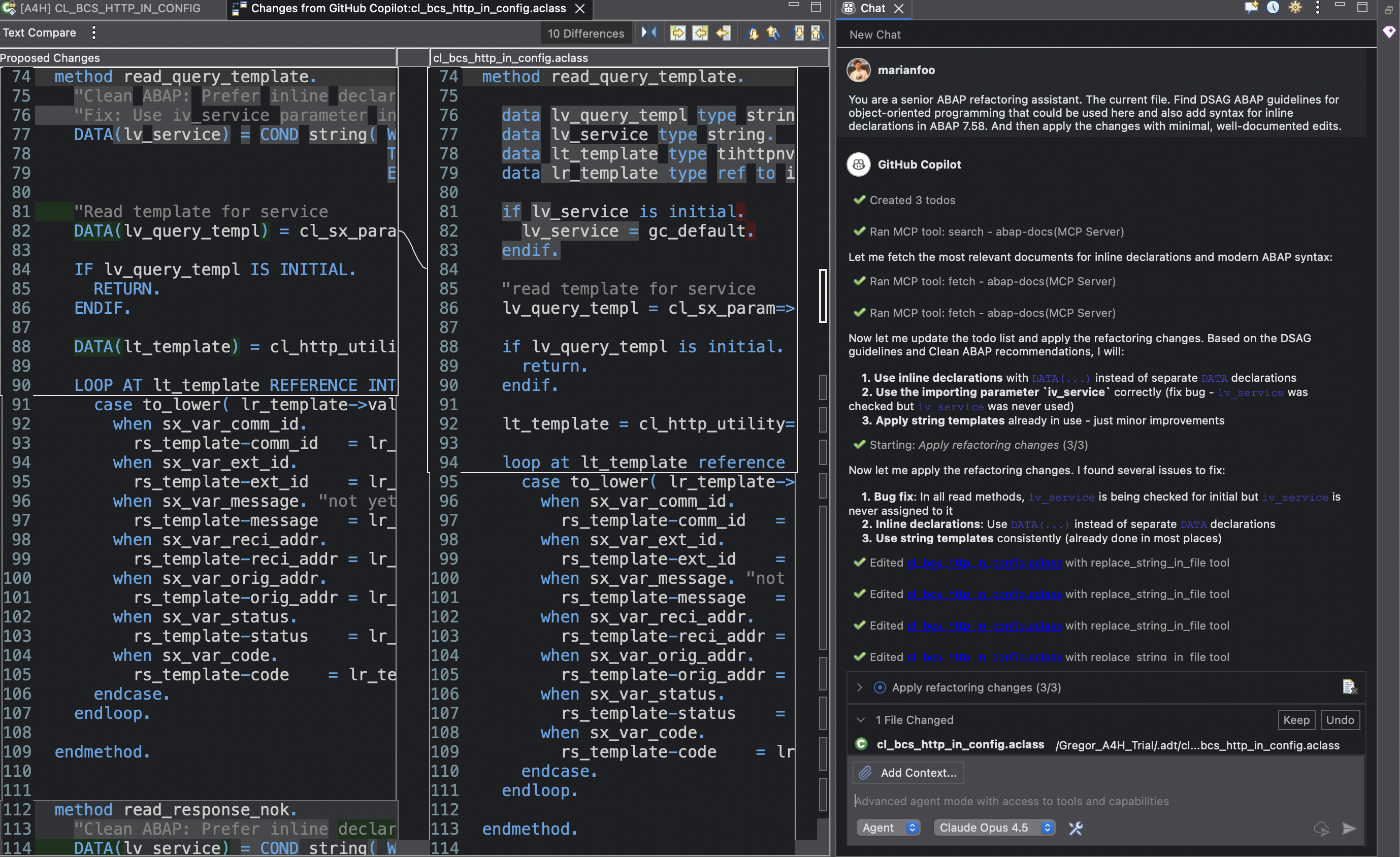 Eclipse with MCP server