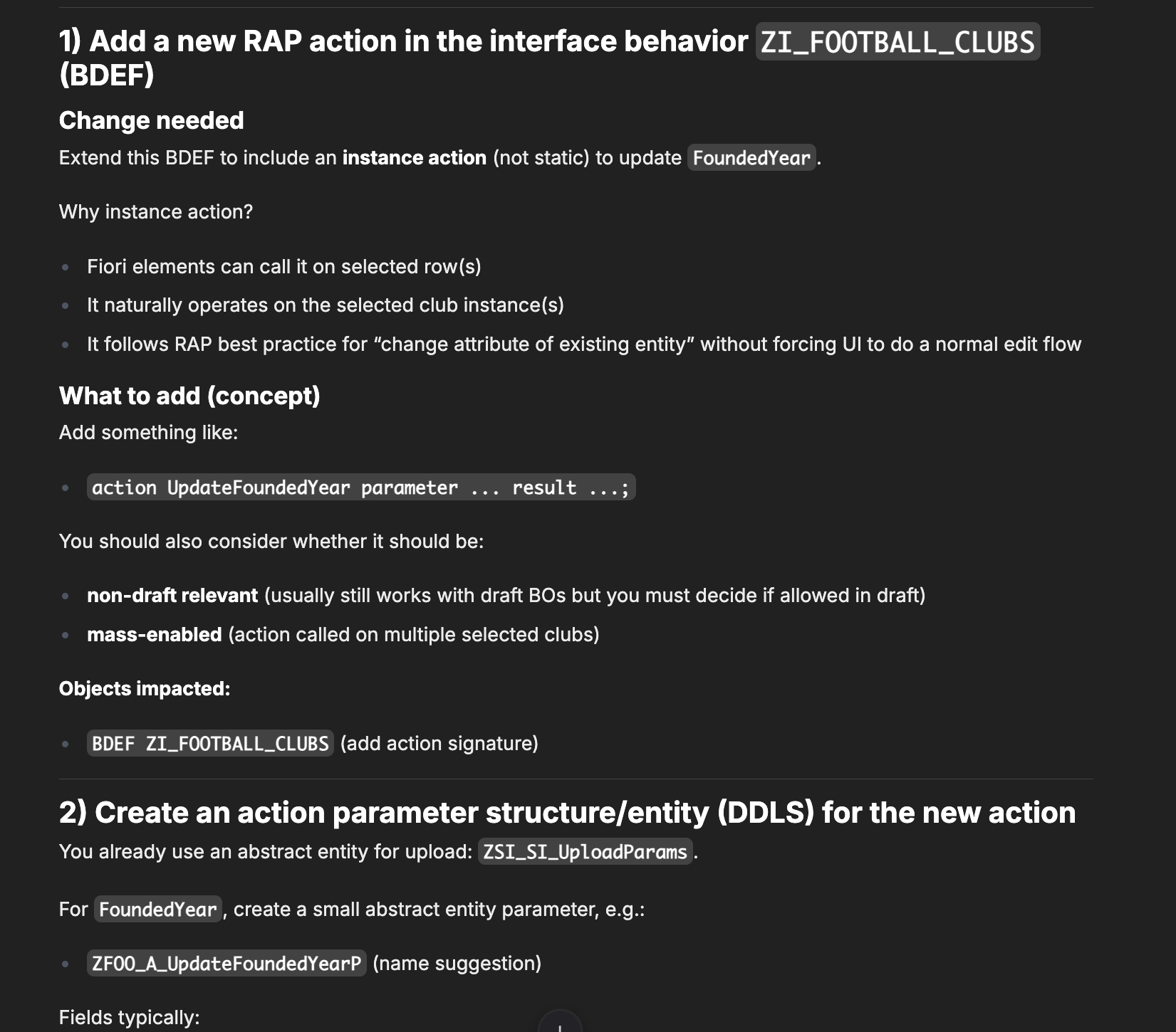 RAP Integration Step 2